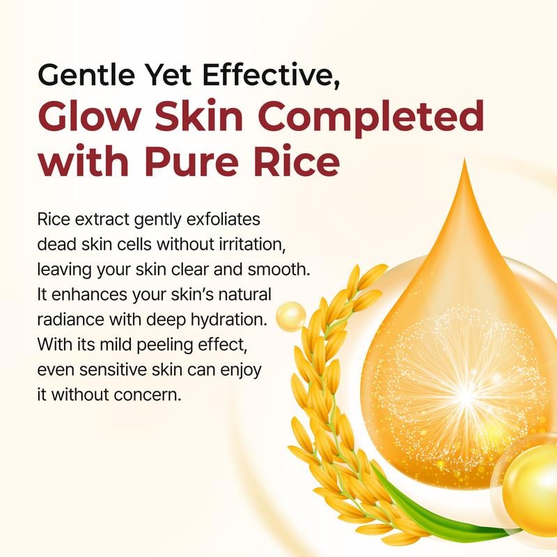 Peel Shot Glow Rijst Ampul Duo - Serums voor Ophelderen, Exfoliëren en Hydrateren🌾