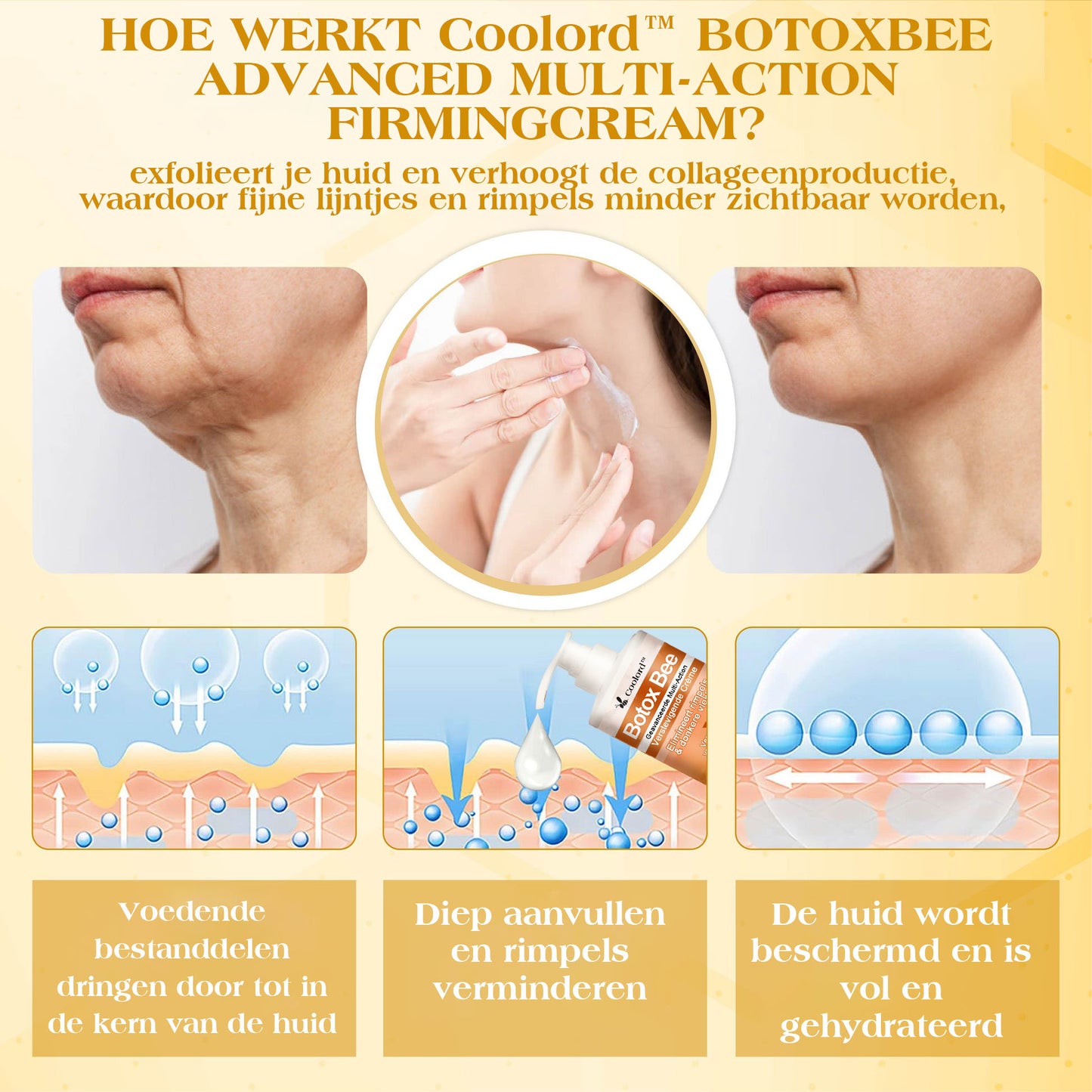 Coolord™ BotoxBee Geavanceerde Multi-Action Verstevigende Crème