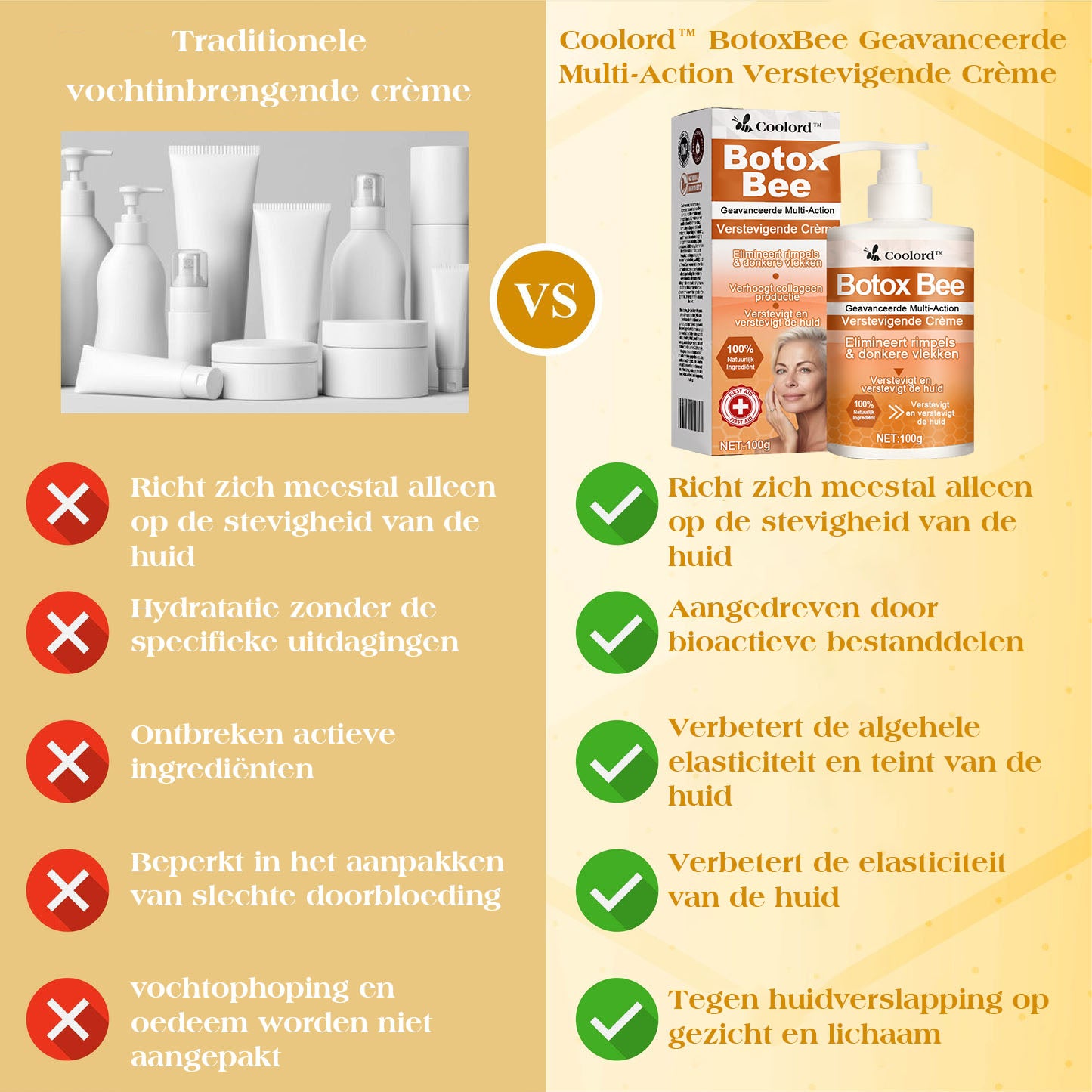 Coolord™ BotoxBee Geavanceerde Multi-Action Verstevigende Crème