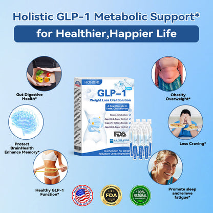 Honxi® GLP-1 Max Afslankoplossing ✅ 1 dosis per dag — merkbaar resultaat binnen 7 dagen!