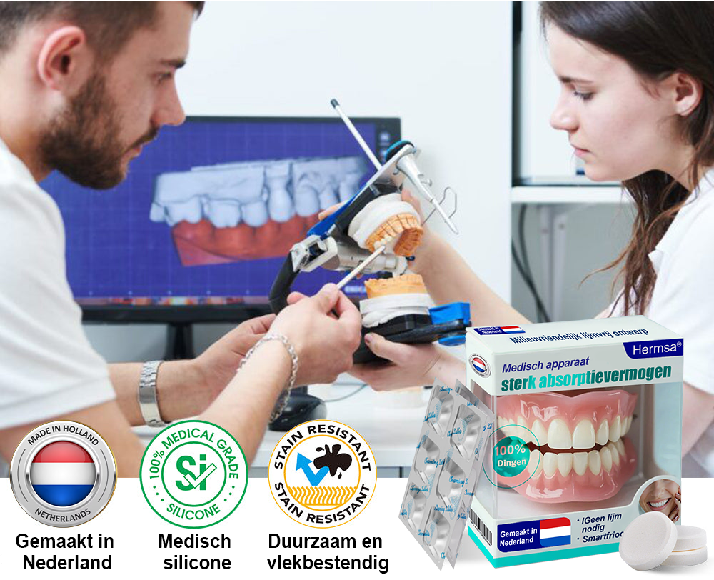 🦷🦷Lachen en weer vol vertrouwen eten — Hermsa® Medisch zuigprothese 🍀✅ Gemaakt en verzonden vanuit het NL 🍀