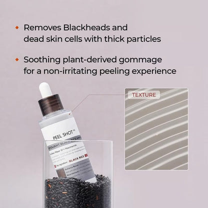 Peel Shot Glow Rijst Ampul Duo - Serums voor Ophelderen, Exfoliëren en Hydrateren🌾