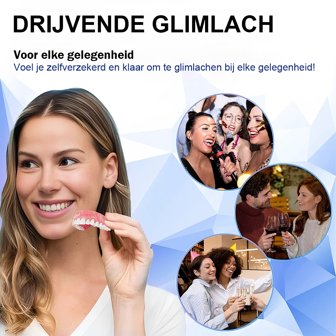 🦷Gemaakt en geleverd vanuit Nederland | Hermsa® siliconen prothese – comfortabel, natuurlijk en eenvoudig aan te passen
