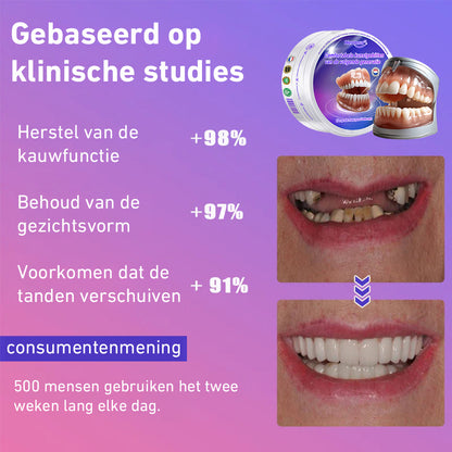 🦷Hermsa® Comfortabele kunstgebittenvan de volgende generatie🏆 (hoogwaardige kunstgebitten, gemakkelijk te dragen - beperkte korting van 70%)