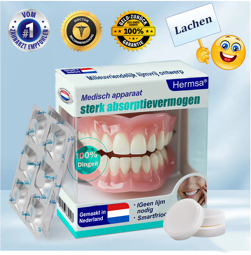 🦷🦷Lachen en weer vol vertrouwen eten — Hermsa® Medisch zuigprothese 🍀✅ Gemaakt en verzonden vanuit het NL 🍀