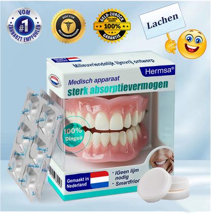 🦷🦷Lachen en weer vol vertrouwen eten — Hermsa® Medisch zuigprothese 🍀✅ Gemaakt en verzonden vanuit het NL 🍀