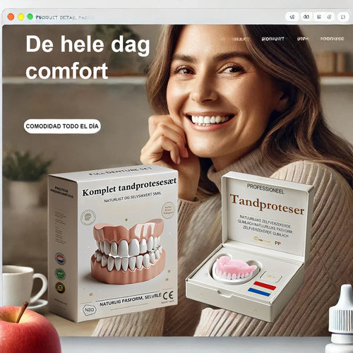 🔬Hermsa® - 🦷Geavanceerde, op maat gemaakte dagprotheseset🦷 (⏰Korting voor beperkte tijd in de laatste 30 minuten⏰)