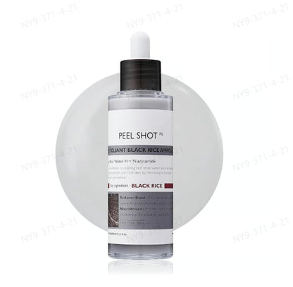 Peel Shot Glow Rijst Ampul Duo - Serums voor Ophelderen, Exfoliëren en Hydrateren🌾